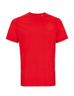SOL´S Bio-Baumwoll T-Shirt Legend mit Rundhalsausschnitt, Deep Black XXS, L03981 – Rosso brillante
