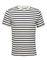 SOL´S Bio-Baumwoll T-Shirt Legend mit Rundhalsausschnitt, Deep Black XXS, L03981 – Off White/Navy
