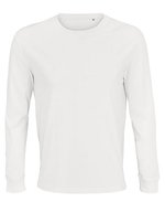 SOL´S Langarm T-Shirt Pioneer aus Bio-Baumwolle, White S, L03982 – Bianco