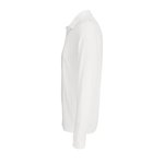 SOL´S Langarm Polycotton Polo mit Ripp-Kragen, White XS, L03983 – Bild 4