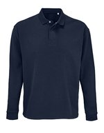 SOL´S Polo Kragen Sweatshirt aus Recycling-Baumwolle, Black XS, L03990 – French Navy