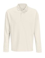 SOL´S Polo Kragen Sweatshirt aus Recycling-Baumwolle, Black XS, L03990 – Off White
