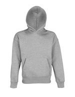 SOL´S Hoodie Origin aus Bio-Baumwolle, Oversize, Black XS, L03991 – Grey Melange