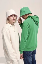 SOL´S Reversible Nylon Bucket Hat aus Recyclingmaterial, Black/Khaki M/L, L03999 – Bild 1