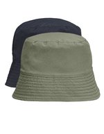 SOL´S Reversible Nylon Bucket Hat aus Recyclingmaterial – Black/Khaki