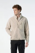 SOL´S Sherpa Jacke Fury mit Taslon-Einsätzen, Shear Beige/Beige M, L04042 – Bild 1
