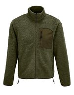SOL´S Sherpa Jacke Fury mit Taslon-Einsätzen, Shear Beige/Beige M, L04042 – Bild 2