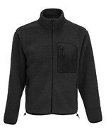 SOL´S Sherpa Jacke Fury mit Taslon-Einsätzen, Shear Beige/Beige M, L04042 – Carbone Gris/Noir