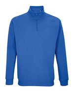 SOL´S 1/4 Zip Sweatshirt Conrad aus Recycling-Polyester, Black XS, L04234 – Royal Blue 241
