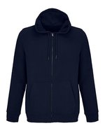 SOL´S Bio-Baumwoll Full-Zip Hoodie Calipso, Black XS, L04237 – French Navy