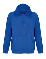 SOL´S Bio-Baumwoll Full-Zip Hoodie Calipso, Black XS, L04237 – Royal Blue 241