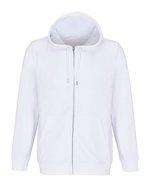 SOL´S Bio-Baumwoll Full-Zip Hoodie Calipso, Black XS, L04237 – White