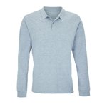 SOL´S Bio-Baumwolle Polo Shirt Planet, White S, L04241 – Grey Melange