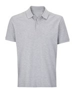 SOL´S Bio-Baumwolle Polo Shirt Pegase, White XXS, L04242 – Grey Melange