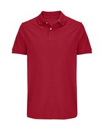 Polo unisex Pacific – Folk Rosso