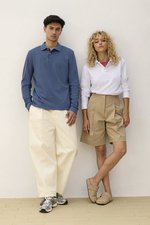 Unisex Pacific Polo Shirt Longsleeve – Bild 1