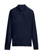 Unisex Pacific Polo Shirt Longsleeve – French Navy