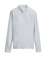 Unisex Pacific Polo Shirt Longsleeve – Pure Grey