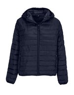 Women´s Stream Lightweight Hooded Padded Jacket – French Navy