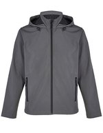 Veste softshell a capuche Race pour homme – Anthracite Gris (Uni)