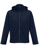Veste softshell a capuche Race pour homme – Marine francais
