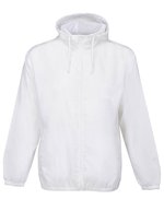 Unisex Windbreaker Shield – White