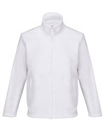 Unisex Microfleece Full-Zip Jacket Nitro – Blanc