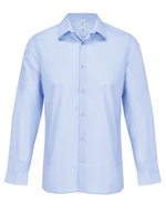 Men´s Poplin Shirt Long Sleeve Bailey – Azzurro cielo