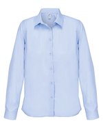Women´s Poplin Shirt Long Sleeve Bailey – Azzurro cielo