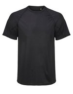 Men´s Raglan Sleeve T-Shirt Vortex – Black