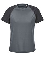 Women´s Raglan Sleeve T-Shirt Vortex – Black/Charcoal Grey (Solid)