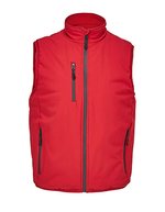 Unisex Lined Softshell Bodywarmer Falcon – Pepper Red