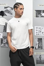 Unisex Vintage Open-End T-Shirt Cliff – Bild 1