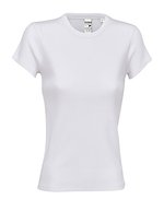 Women´s Ribbed T-Shirt Sara – White