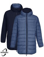 Unisex Reversible Parka Reverse – French Navy/Denim