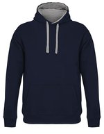 Unisex Hooded Sweatshirt Cameron – Navy/Grey (Solid)
