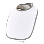 SOL´S Doppellagiges Kinderlätzchen aus Baumwolle, White/Aqua One Size, L116 – Bild 3