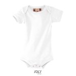 SOL´S Bio Baumwoll Bodysuit mit Druckknopf, White 3-6 Monate, L117 – Bild 3