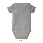 SOL´S Babysuit Bambino mit Druckknopfverschluss, Apple Green 3-6 Monate, L118 – Bild 4