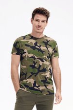 SOL´S Baby Lätzchen "Babib" mit Klettverschluss, Blue Camo S, L133 – Bild 1