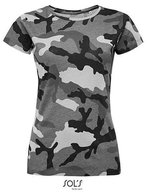 SOL´S Bio-Baumwoll Lätzchen mit Klettverschluss, Blue Camo S, L134 – Gris Camouflage