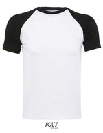 SOL´S Doppellagiges Baby Lätzchen mit Klettverschluss, Black/Grey Melange S, L140 – Bianco/Nero