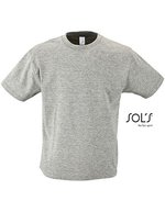 SOL´S Kids´ Regent 150 White 86/94 (L150K), L150K – Melange Grey