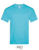 V-Neck T-Shirt Victory – Atoll Blue