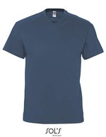 SOL´S V-Neck T-Shirt aus Baumwolle für Kinder, Orange L, L151 – Denim