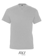 SOL´S V-Neck T-Shirt aus Baumwolle für Kinder, Orange L, L151 – Grey Melange