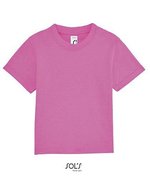 SOL´S Baby T-Shirt Mosquito mit Druckknöpfen, Aqua 3-6 Monate, L155 – Flash Pink