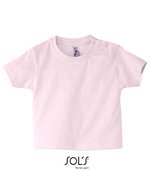 SOL´S Baby T-Shirt Mosquito mit Druckknöpfen, Aqua 3-6 Monate, L155 – Pale Pink