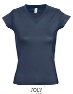 SOL´S V-Ausschnitt T-Shirt aus Baumwolle für Kinder, White S, L156 – Jeans