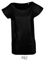 SOL´S T-Shirt Marylin mit Rundhalsausschnitt für Kinder, Deep Black S, L161 – Bild 1